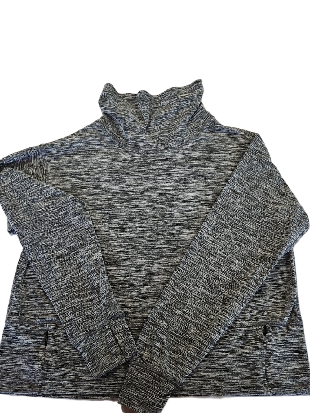 Avia Gray Marled Cowl Neck Sweater Size Small 4-6